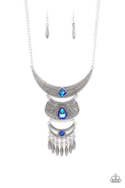 Paparazzi Necklaces -  Lunar Enchantment - Blue
