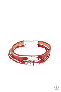 Paparazzi Bracelet - Tahoe Tourist - Red