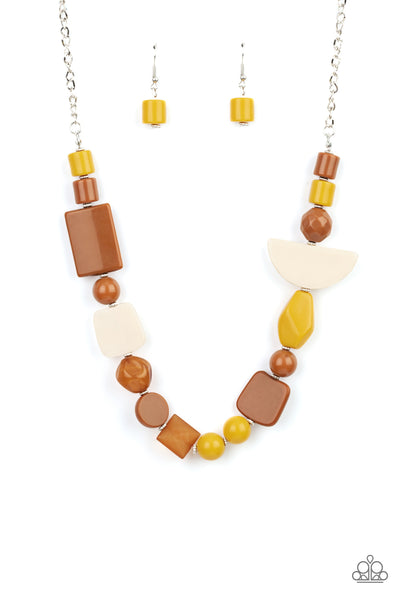 Paparazzi Necklaces - Tranquil Trendsetter - Yellow