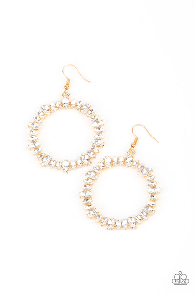 Paparazzi Earrings - Glowing Reviews - Gold