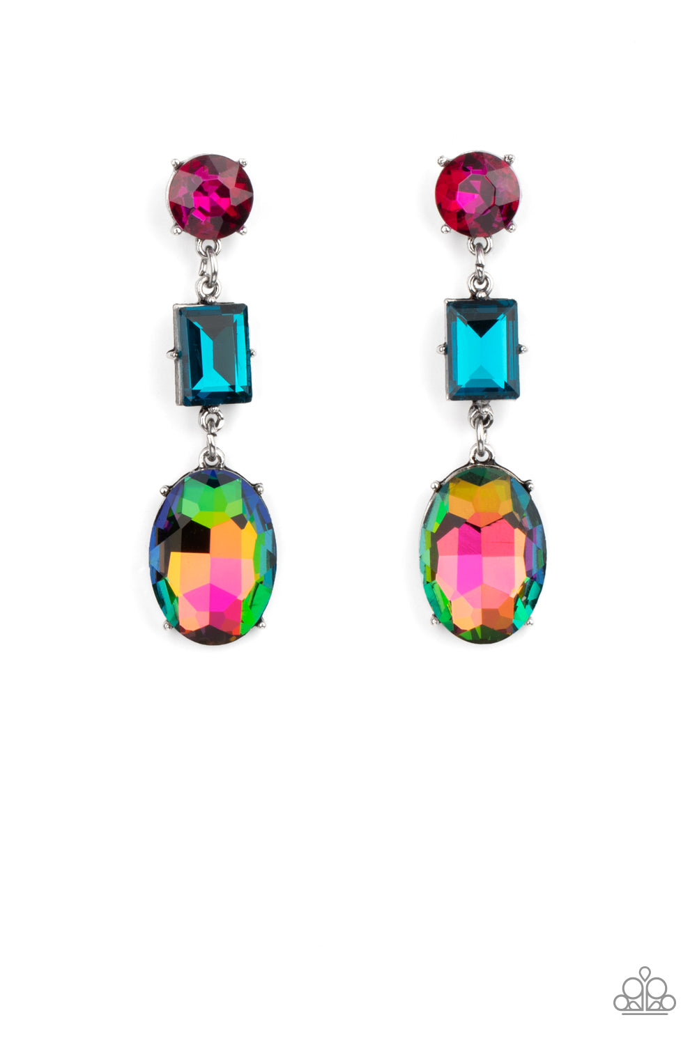 Paparazzi Earrings - Extra Envious - Multi