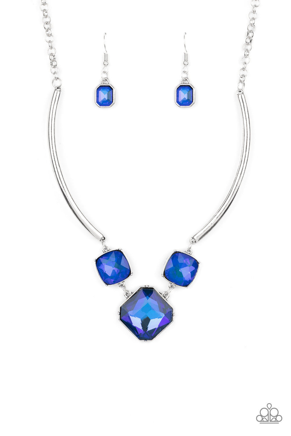 Paparazzi Necklaces - Divine IRIDESCENCE - Blue