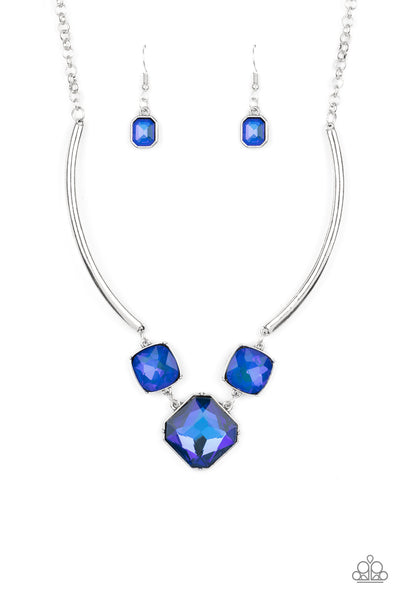 Paparazzi Necklaces - Divine IRIDESCENCE - Blue