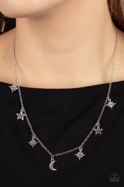 Paparazzi Necklace - Cosmic Runway - Silver