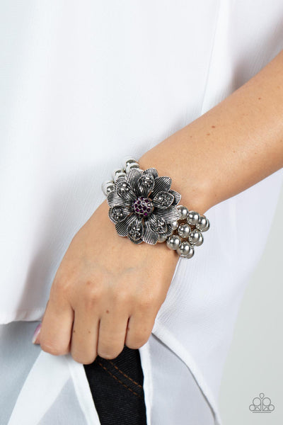 Paparazzi Bracelets - Botanical Bravado - Purple