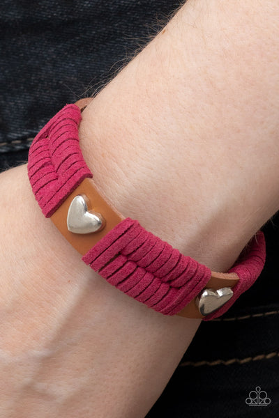 Paparazzi Bracelets - Lusting for Wanderlust - Pink