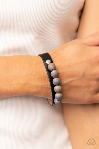 Paparazzi Bracelets - Saturn Safari - Black