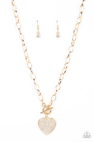 Paparazzi Necklaces -  If You LUST - Gold