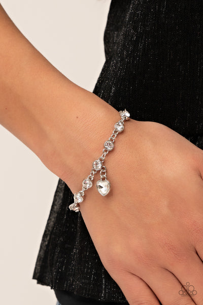 Paparazzi Bracelets  - Truly Lovely - White