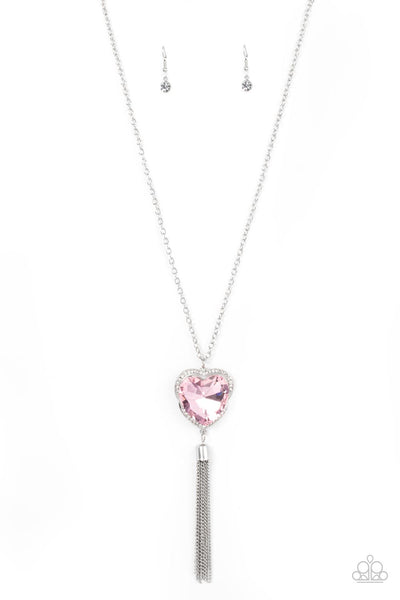 Paparazzi Necklaces -  Finding My Forever - Pink