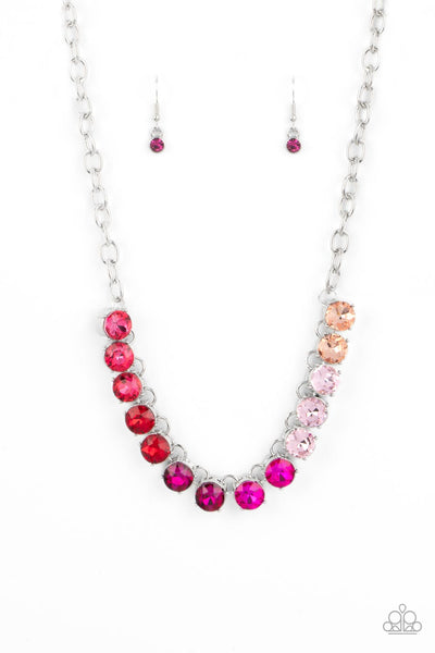 Paparazzi Necklaces - Rainbow Resplendence - Pink