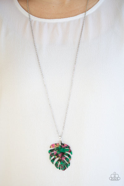 Paparazzi Necklace - Prismatic Palms - Green - SHOPBLINGINGPRETTY