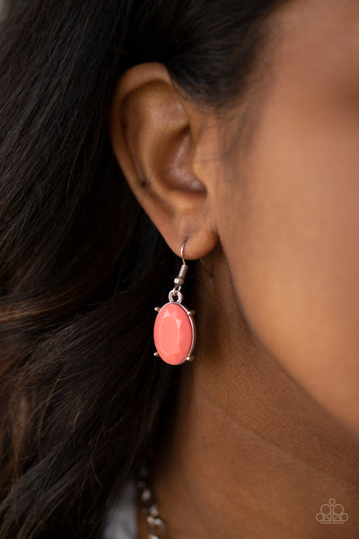 Paparazzi  Necklace -  Goddess Glow - Orange - SHOPBLINGINGPRETTY