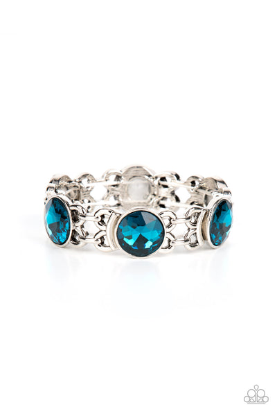 Paparazzi Bracelet -  Devoted to Drama - Blue