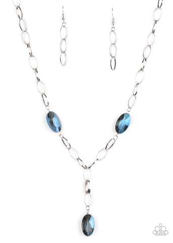 Paparazzi Necklace - Power Up - Blue