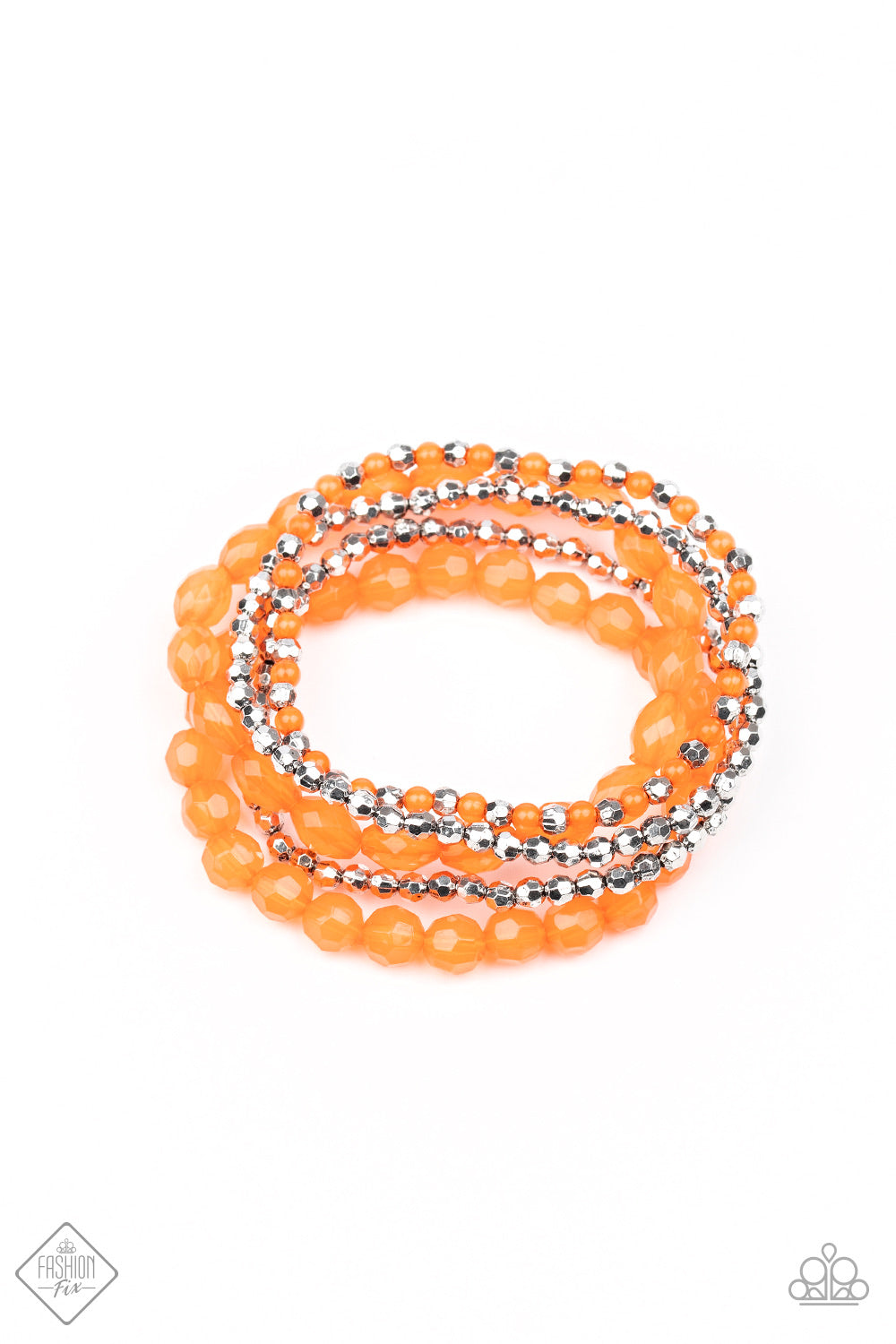 Paparazzi Bracelet - Sugary Sweet - Orange - SHOPBLINGINGPRETTY