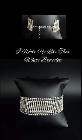 Paparazzi Bracelets - I Woke Up Like This - White (June 2021 Life Of The Party)