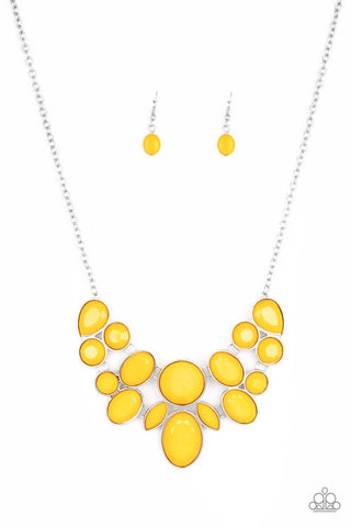 Paparazzi Necklace - Demi Diva - Yellow - SHOPBLINGINGPRETTY