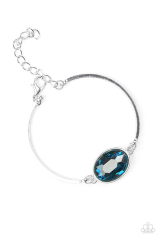 Paparazzi Bracelet- Definitely Dashing - Blue - SHOPBLINGINGPRETTY