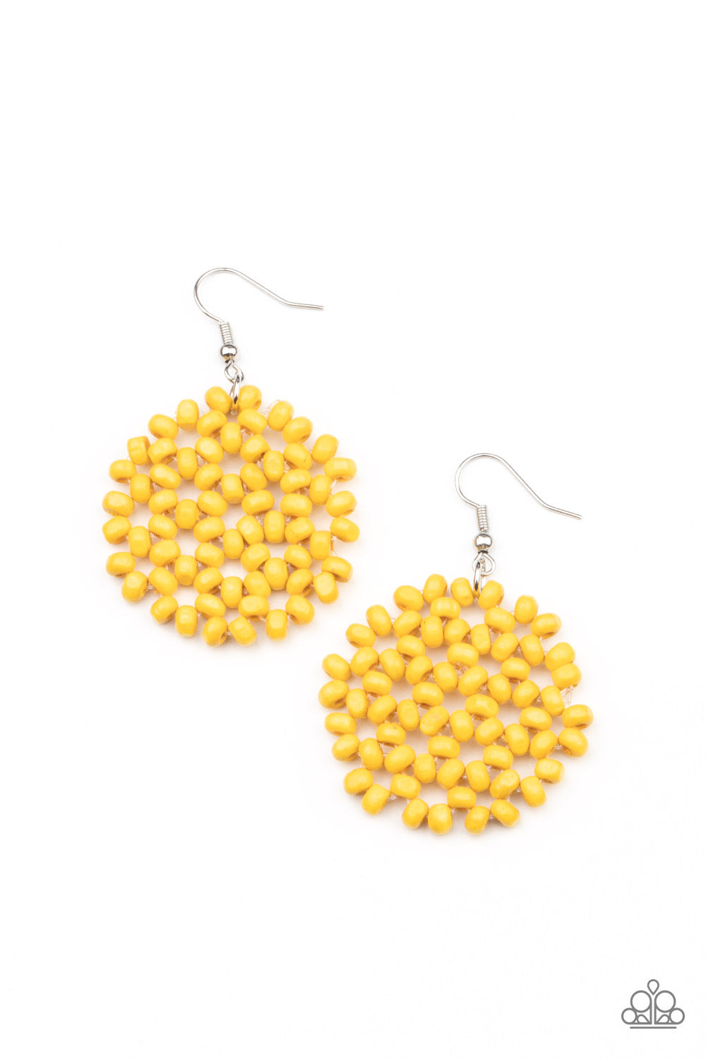 Paparazzi Earrings - Summer Escapade - Yellow