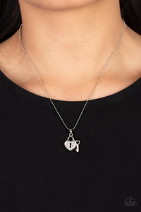 Paparazzi Necklaces - You Hold My Heart - White