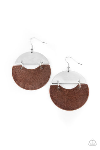 Paparazzi Earrings - Watching The Sunrise - Copper