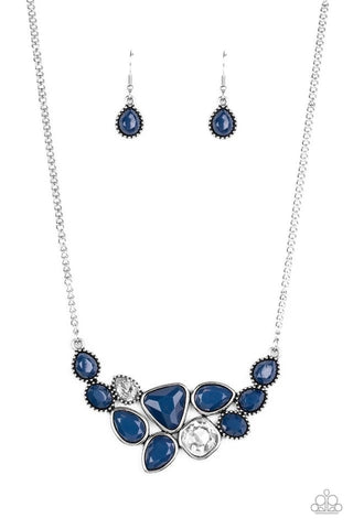 Paparazzi Necklaces  - Breathtaking Brilliance- Blue