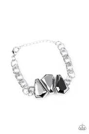 Paparazzi Bracelets -   Raw Radiance - Silver