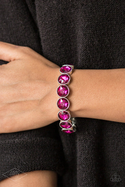 Paparazzi  Bracelet -  Number One Knockout - Pink