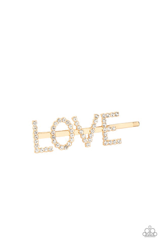 Paparazzi Hair Accessories - All You Need Is Love - Gold