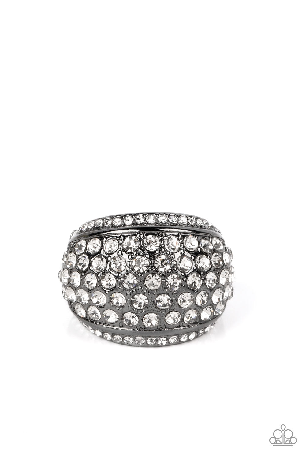 Paparazzi Ring - Running OFF SPARKLE - Black