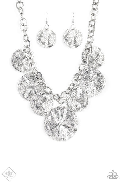 Paparazzi Necklace - Sunset sightings - Barely Scratched The Surface- Silver (June 2020 Fashion Fix)