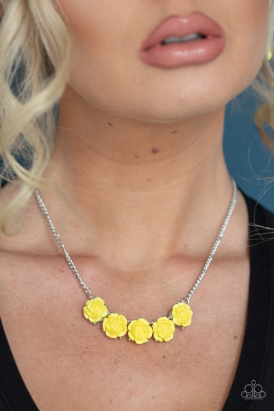 Paparazzi Necklace  -  Garden Party Posh - Yellow