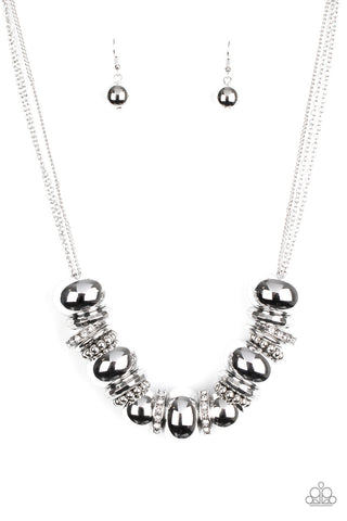 Paparazzi Necklace - Only The Brave - White