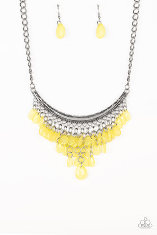 Paparazzi Necklace - Rio Rainfall - Yellow