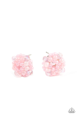 Paparazzi Earring - Bunches of Bubbly - Pink