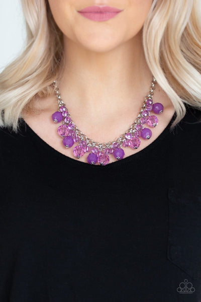 Paparazzi  Necklace -  Fiesta Fabulous- Purple - SHOPBLINGINGPRETTY