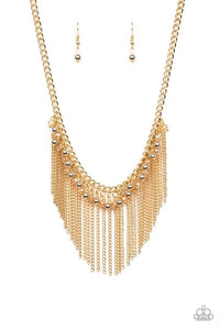 Paparazzi Necklaces - Divinely Diva - Gold