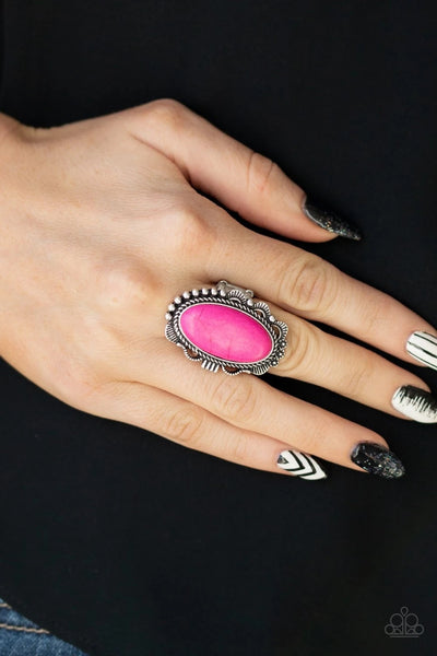 Paparazzi Rings - Open Range - Pink