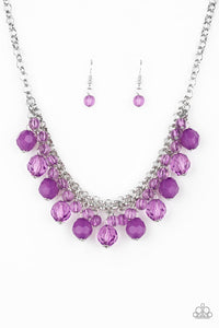 Paparazzi  Necklace -  Fiesta Fabulous- Purple - SHOPBLINGINGPRETTY
