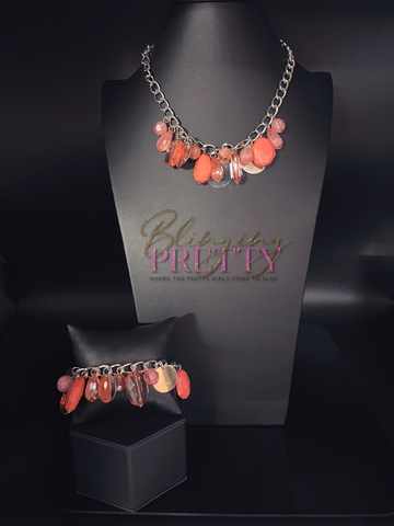 Paparazzi Necklace & Bracelets Set - Orange Treasures