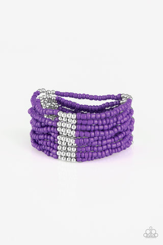 Paparazzi Bracelet - Outback Odyssey - Purple - SHOPBLINGINGPRETTY