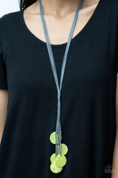 Paparazzi Necklaces - Tidal Tassels - Green