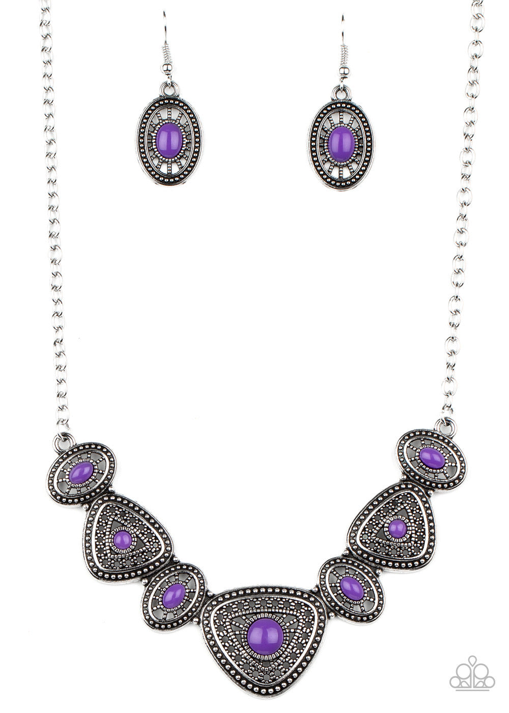 Paparazzi Necklace - Totally TERRA-torial - Purple