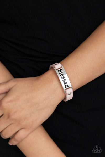 Paparazzi Bracelet - Count Your Blessings - Pink - SHOPBLINGINGPRETTY