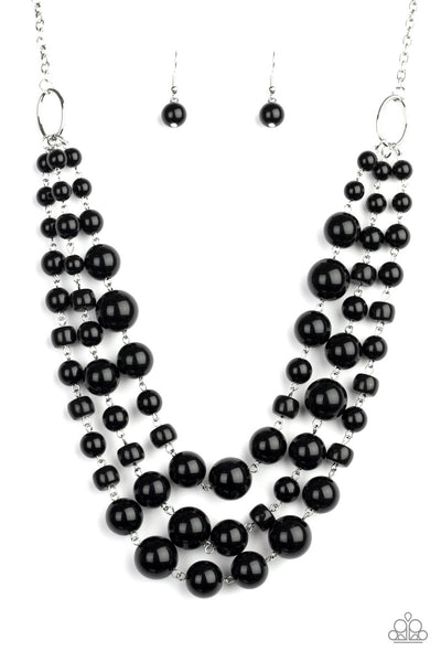 Paparazzi Necklaces - Everyone Scatter! - Black