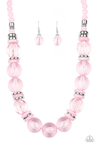 Paparazzi Necklace - Bubbly Beauty - Pink - SHOPBLINGINGPRETTY