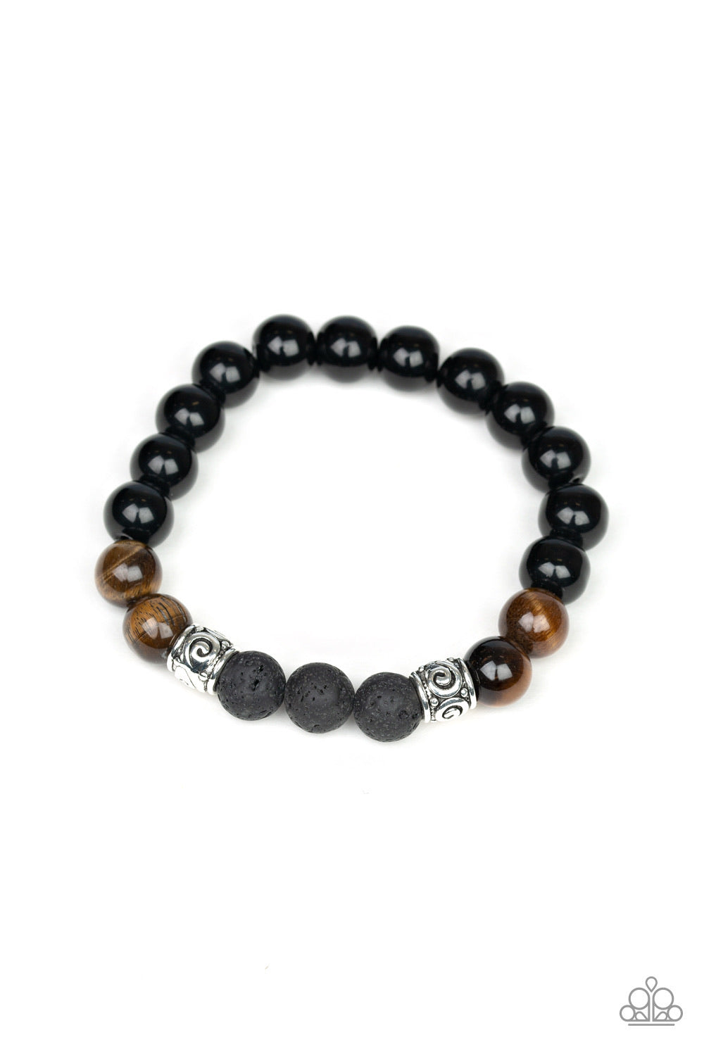 Paparazzi  Bracelet- Mantra - Brown Urban - SHOPBLINGINGPRETTY