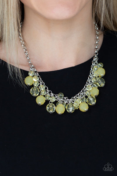 Paparazzi  Necklace -  Fiesta Fabulous- Yellow - SHOPBLINGINGPRETTY