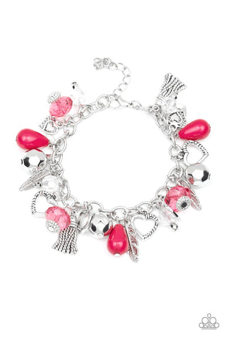 Paparazzi Bracelet- Completely Innocent - Pink - SHOPBLINGINGPRETTY